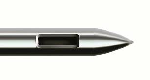 BD Whitacre spinal needle showing pencil-point tip design