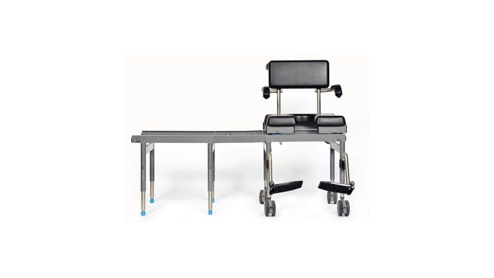 Polyurethane Versa seat with commode opening and padded support