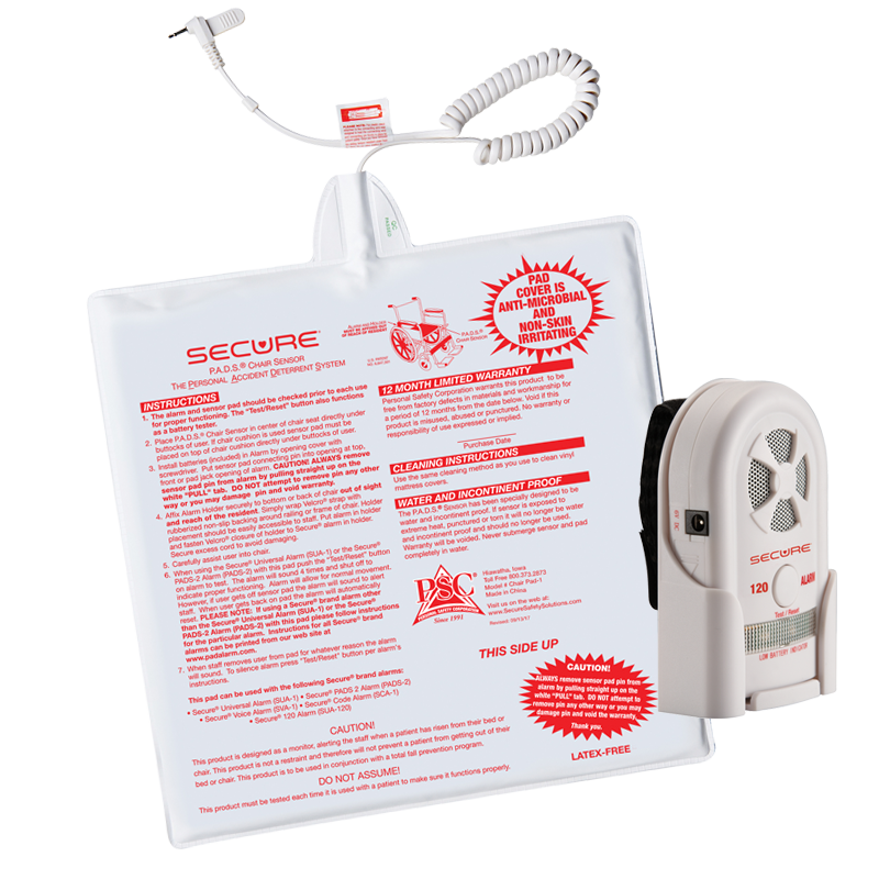 Secure chair pad alarm set CHAIRPAD5-SET product image