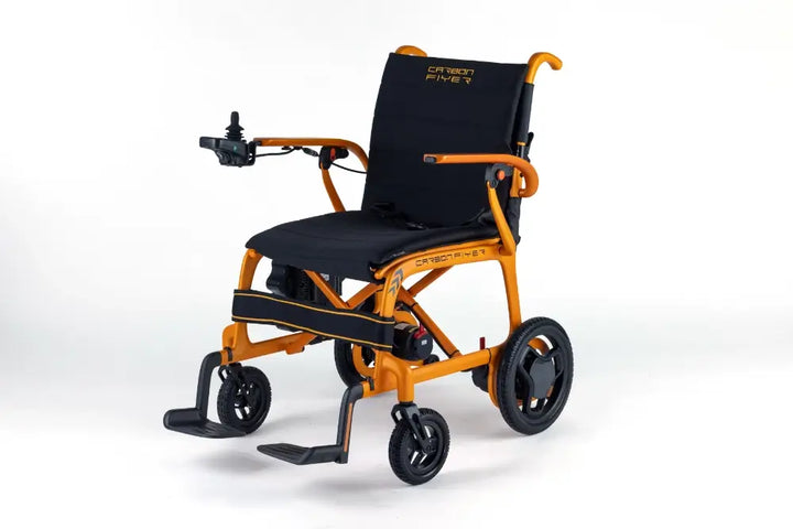 Carbon Flyer lightweight travel wheelchair front angle