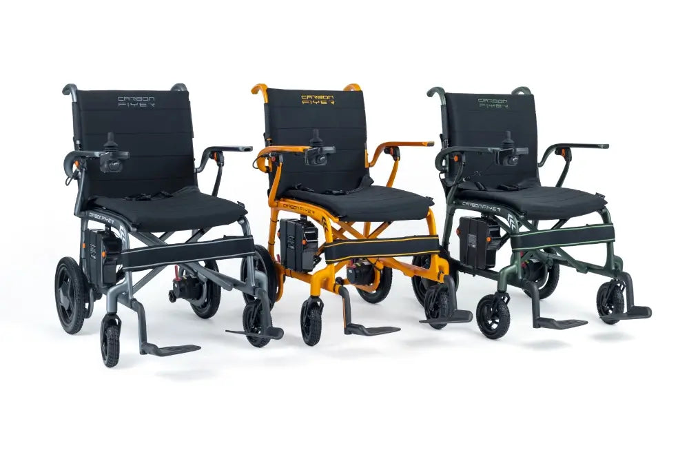 Carbon Flyer lightweight electric wheelchair carbon fibre frame