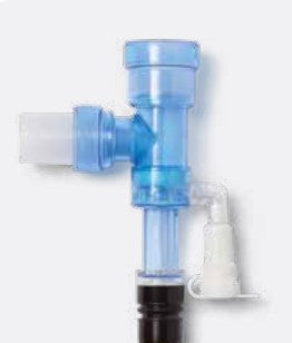 ClearPro closed suction catheter with double swivel elbow adapter for airway care