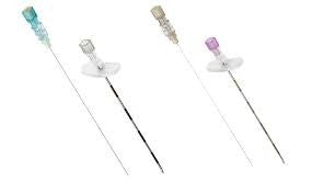 BD CSE Kit Needle Set 25GA Whitacre 17GA Weiss Tuohy orange hub close-up