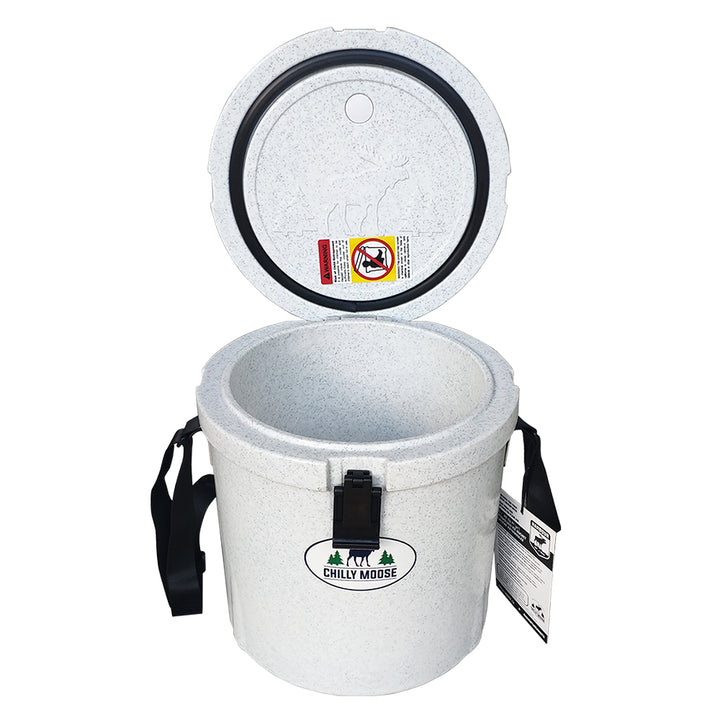 compact medical transport cooler with shoulder strap durable design