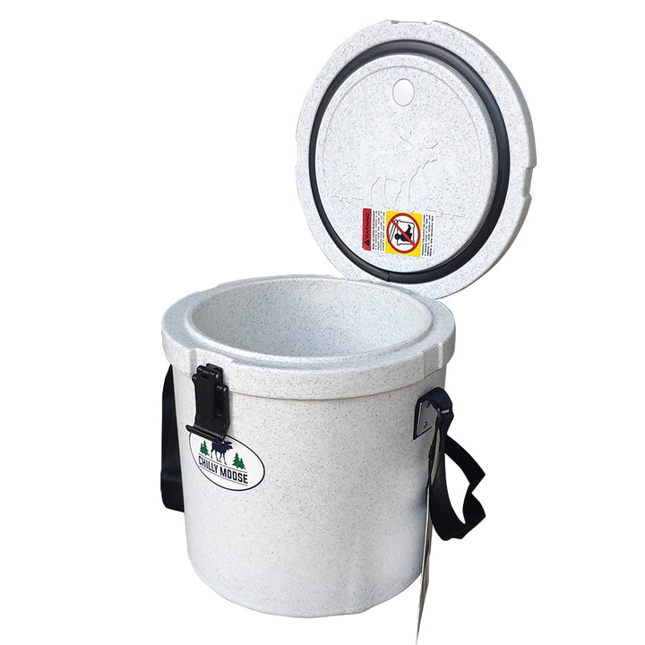 Chilly Moose cooler open view interior insulated walls
