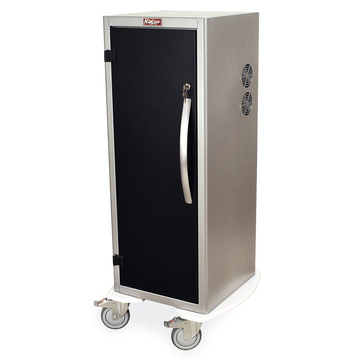Silver Savary dilator drying cart with electronic locking