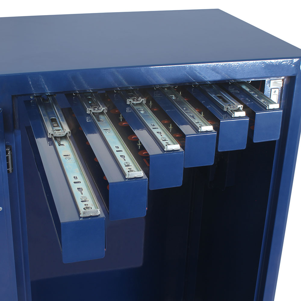 Savary-Gilliard drying cart with pull-out slides for 36 dilators