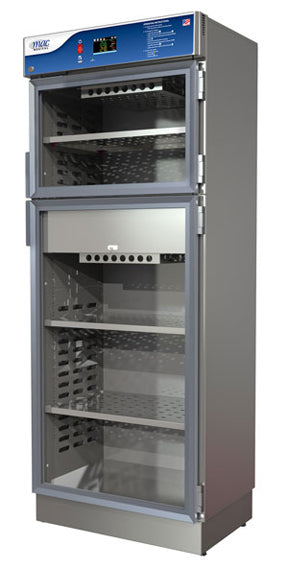 DWC183074T-TS dual-chamber blanket and fluid warming cabinet in clinical setting