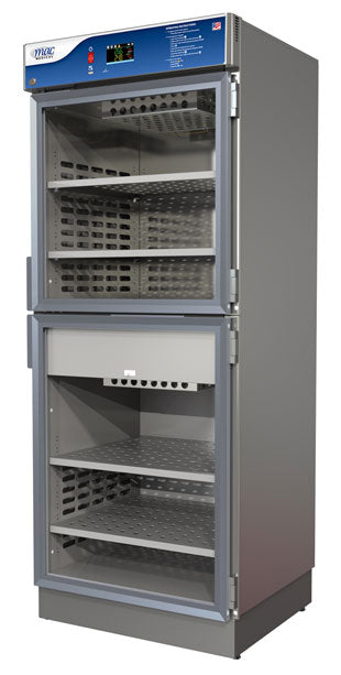 DWC243074E-TS dual-chamber blanket and fluid warming cabinet in clinical setting