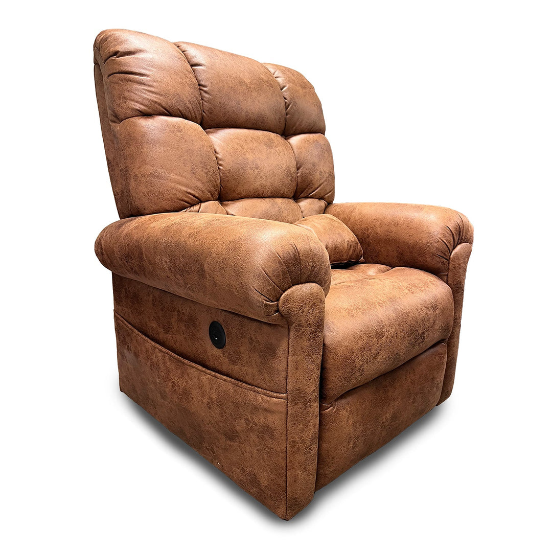 Perfect Sleep Chair Duralux tan stain resistant fabric