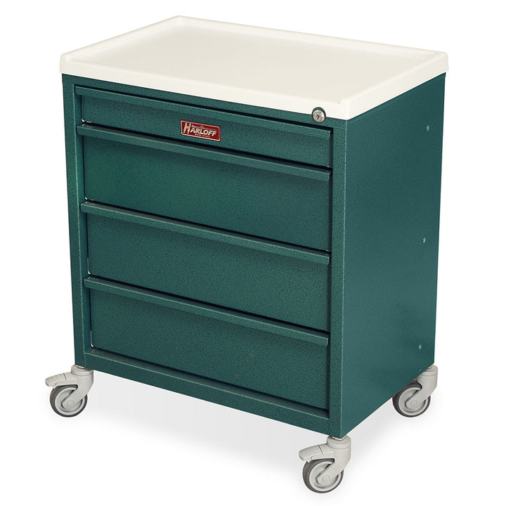 ETC-4 treatment cart hunter green quarter left