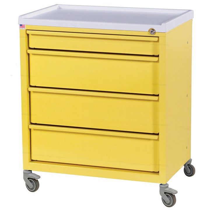 ETC-4 economy treatment cart white front view