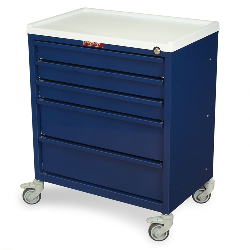 ETC-5 treatment cart Navy front view