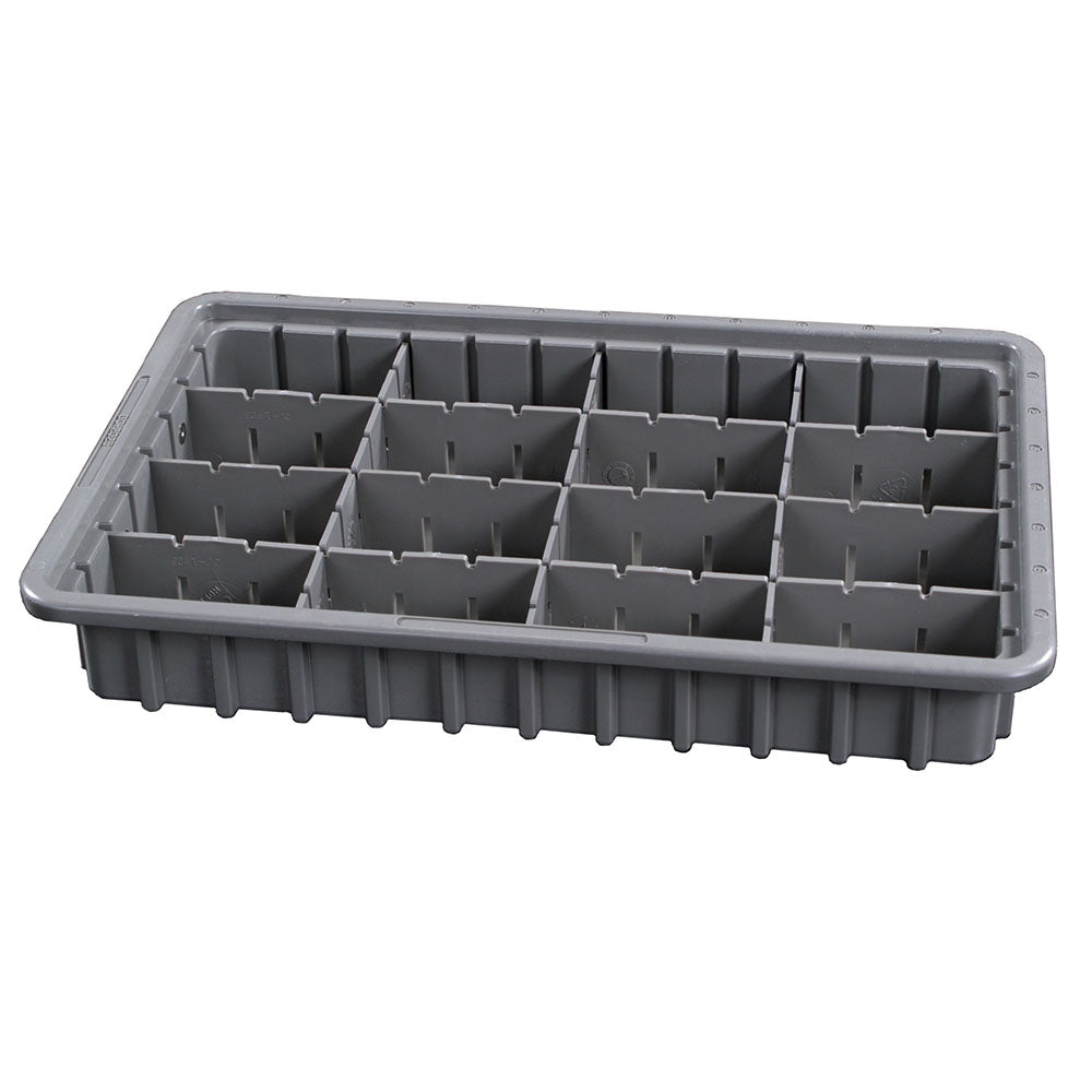 medical cart drawer exchange tray with adjustable dividers silo view