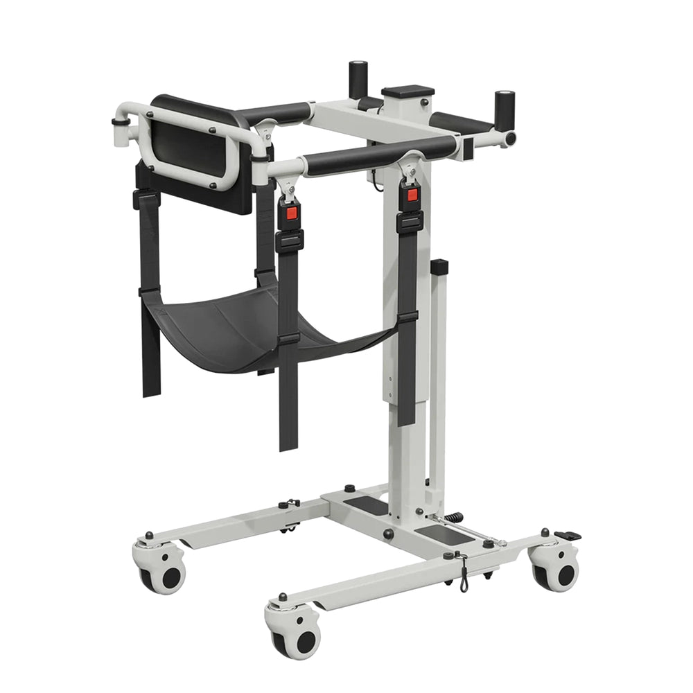 Freedom EveryLift patient lift with battery-powered sling seat features