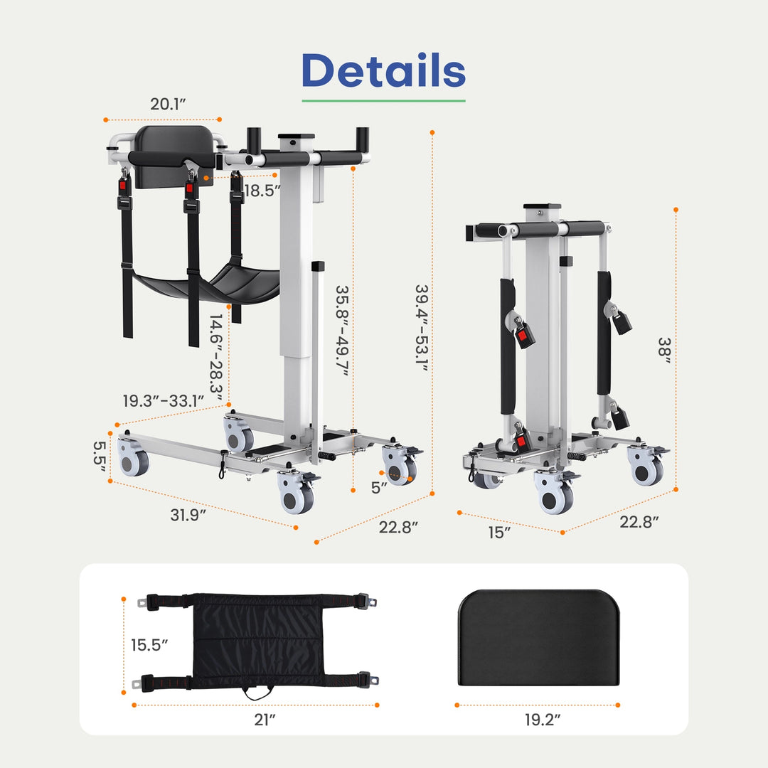 Freedom EveryLift foldable compact design for storage and transport