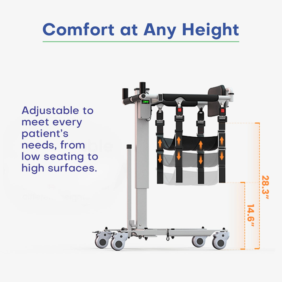 Freedom EveryLift mobility transfer device with dual braking casters