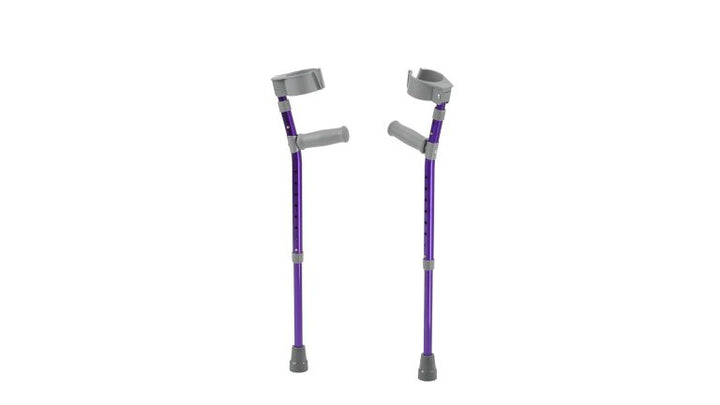 Knight Blue children’s crutches with ergonomic grips