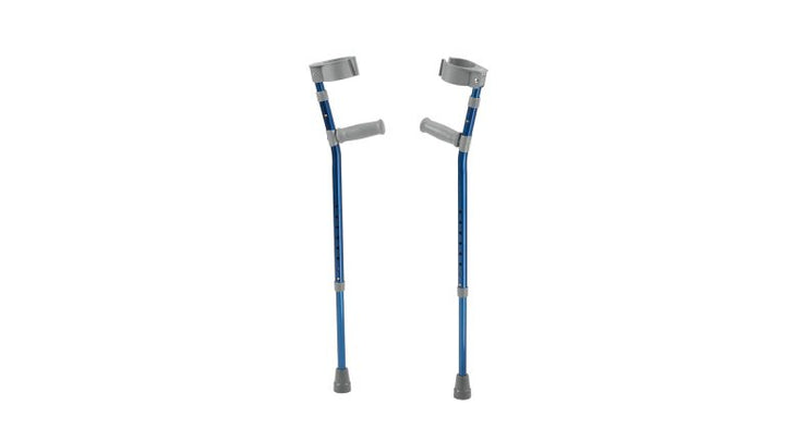 Pediatric forearm crutches in Wizard Purple color