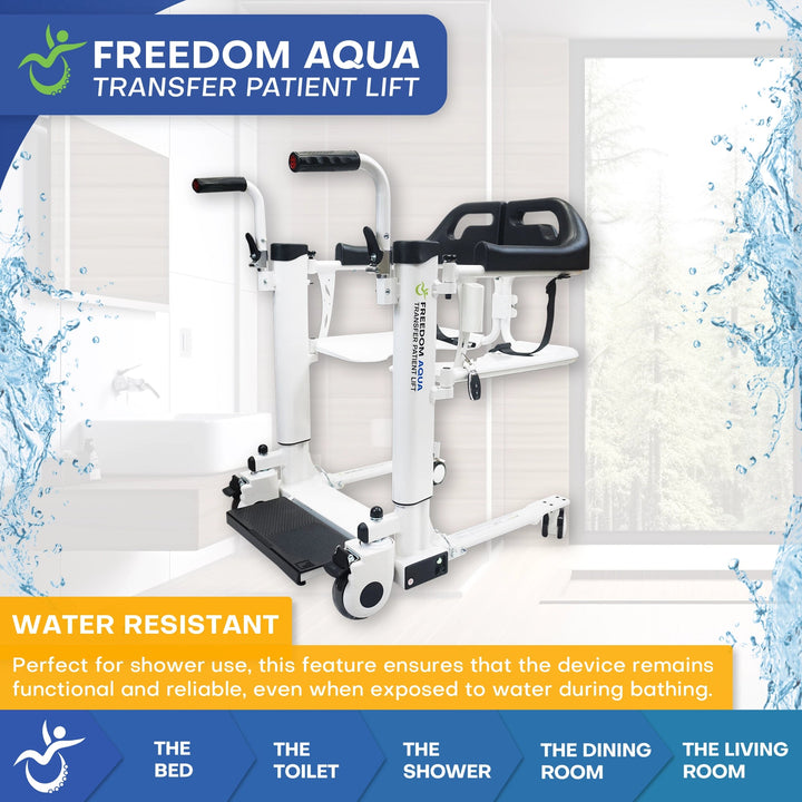 Shower with Confidence: FREEDOM AQUA Electric Lift