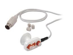 Natus handheld felt pad stimulating electrodes with 5-pin DIN connector