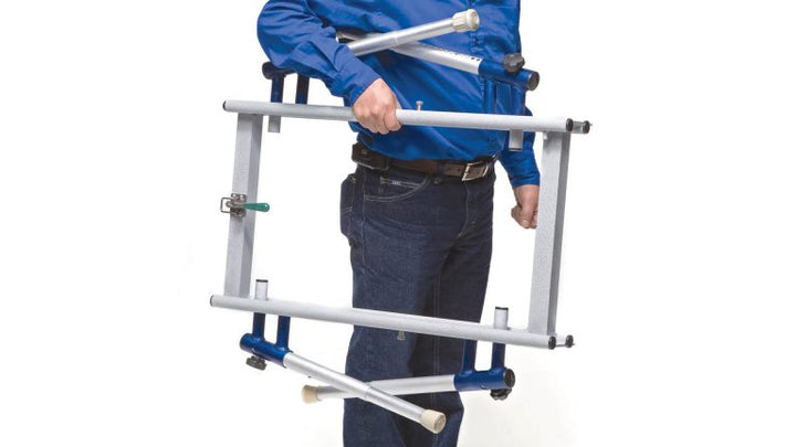 Ultima Transfer System with stainless steel frame and anti-tippers