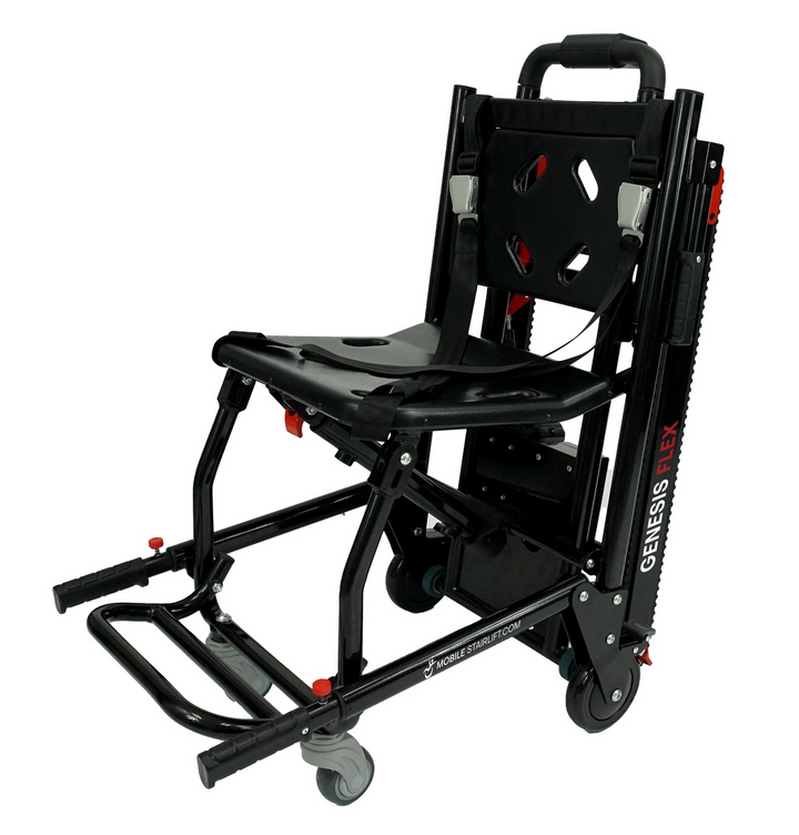 Genesis Flex 2-in-1 mobile stairlift and portable transport chair