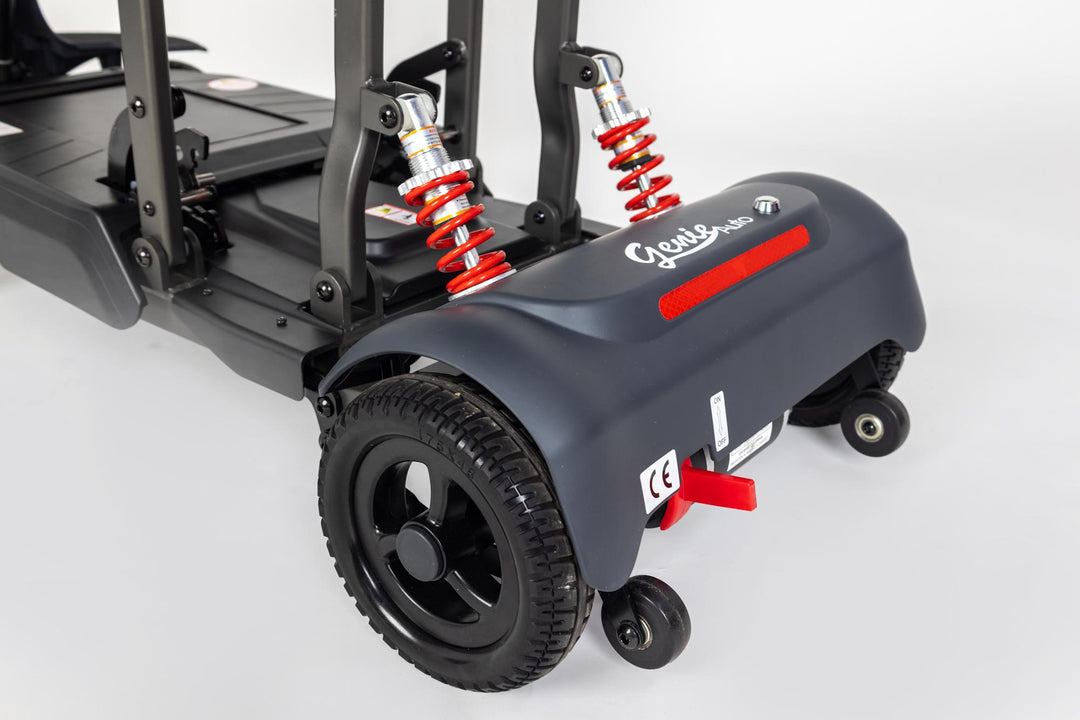 Genie Auto lightweight folding scooter outdoor lifestyle