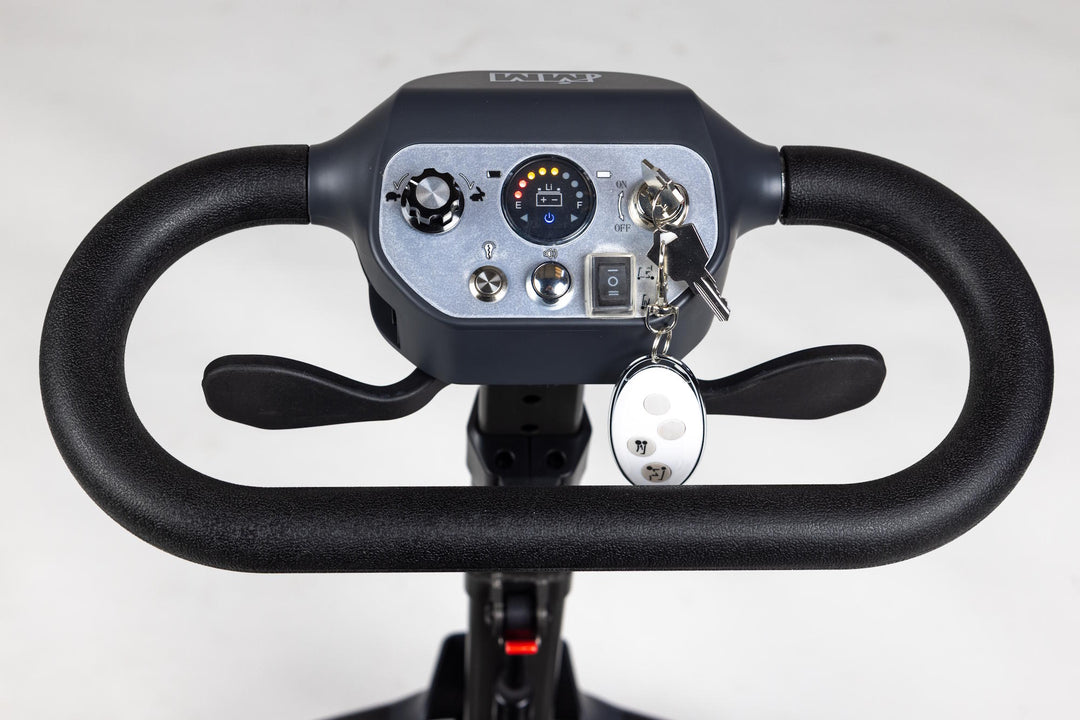 Genie Auto mobility scooter with adjustable armrests