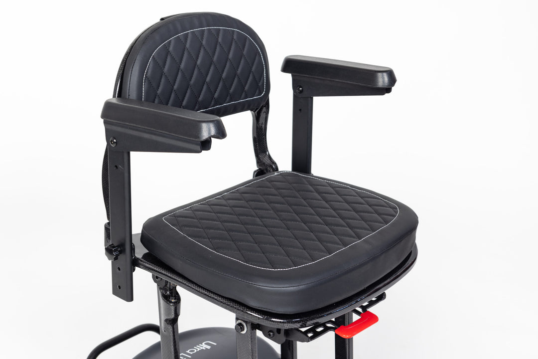 Genie Ultralight compact folding scooter outdoors