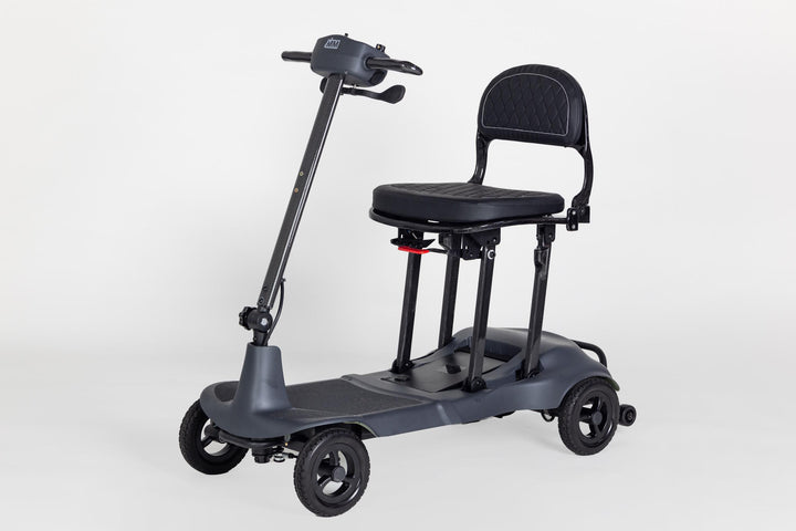 Genie Ultralight mobility scooter side profile outdoors