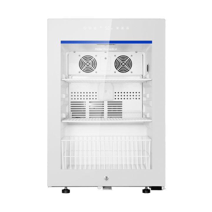 Haier HYC-85GD 3 cu ft pharmacy refrigerator closed front view