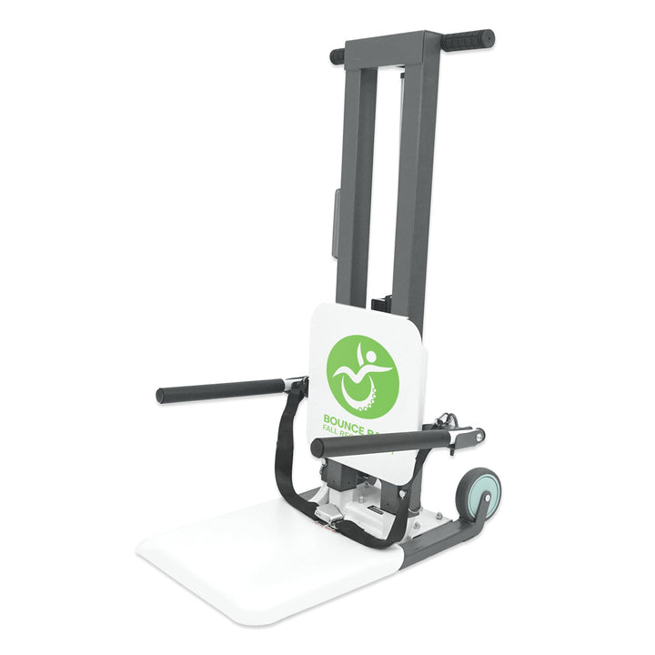BounceBack 500 lb powered fall recovery lift with seated floor recovery platform