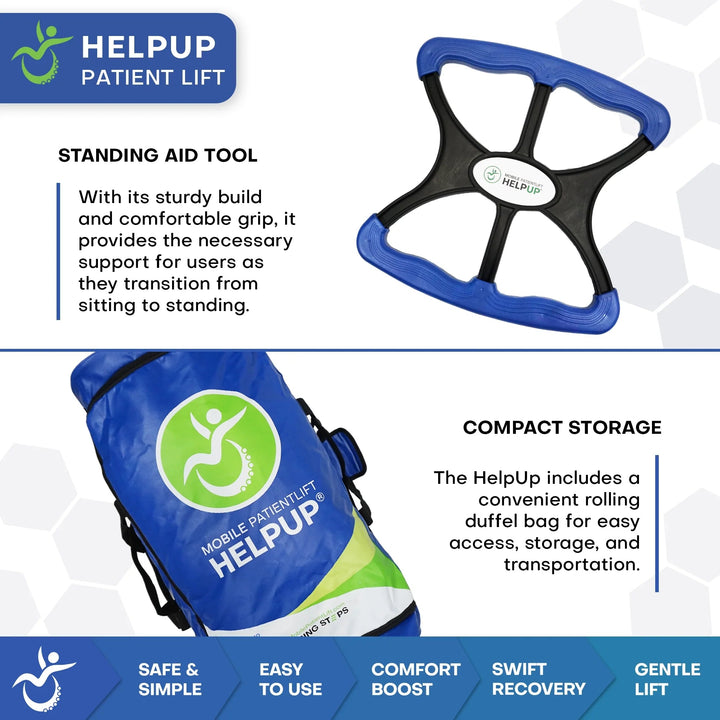 Fast Fall Recovery: HelpUp Inflatable Floor Lift (300 lbs)