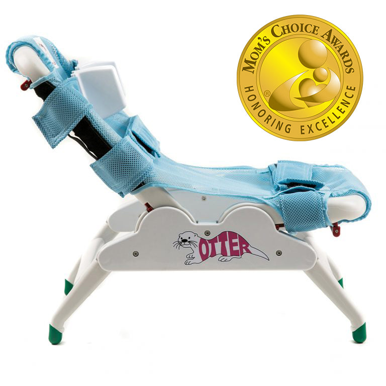 Otter Pediatric Bathing Chair with adjustable backrest and leg straps