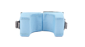 Polyurethane seat cushion with access opening for personal care tasks