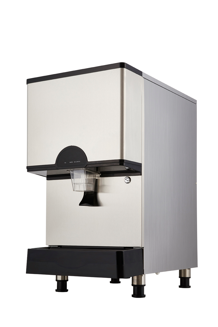 high capacity commercial nugget ice machine with water dispenser