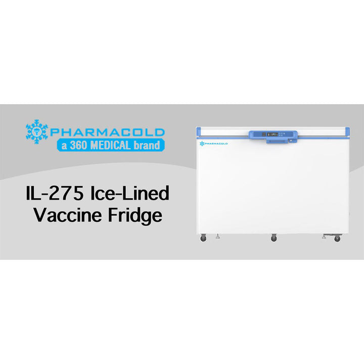 Pharmacold YC-275EW vaccine pharmacy refrigerator chest freezer style interior view