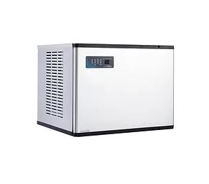 stainless steel commercial ice maker with antimicrobial interior