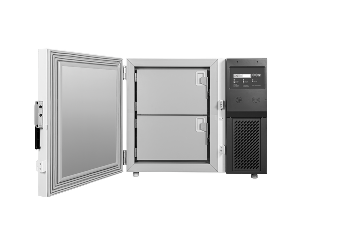 Pharmacold LAB-86U108 upright ULT freezer open door