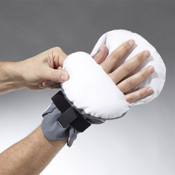 Double padded Belpro security mitt with soft fabric