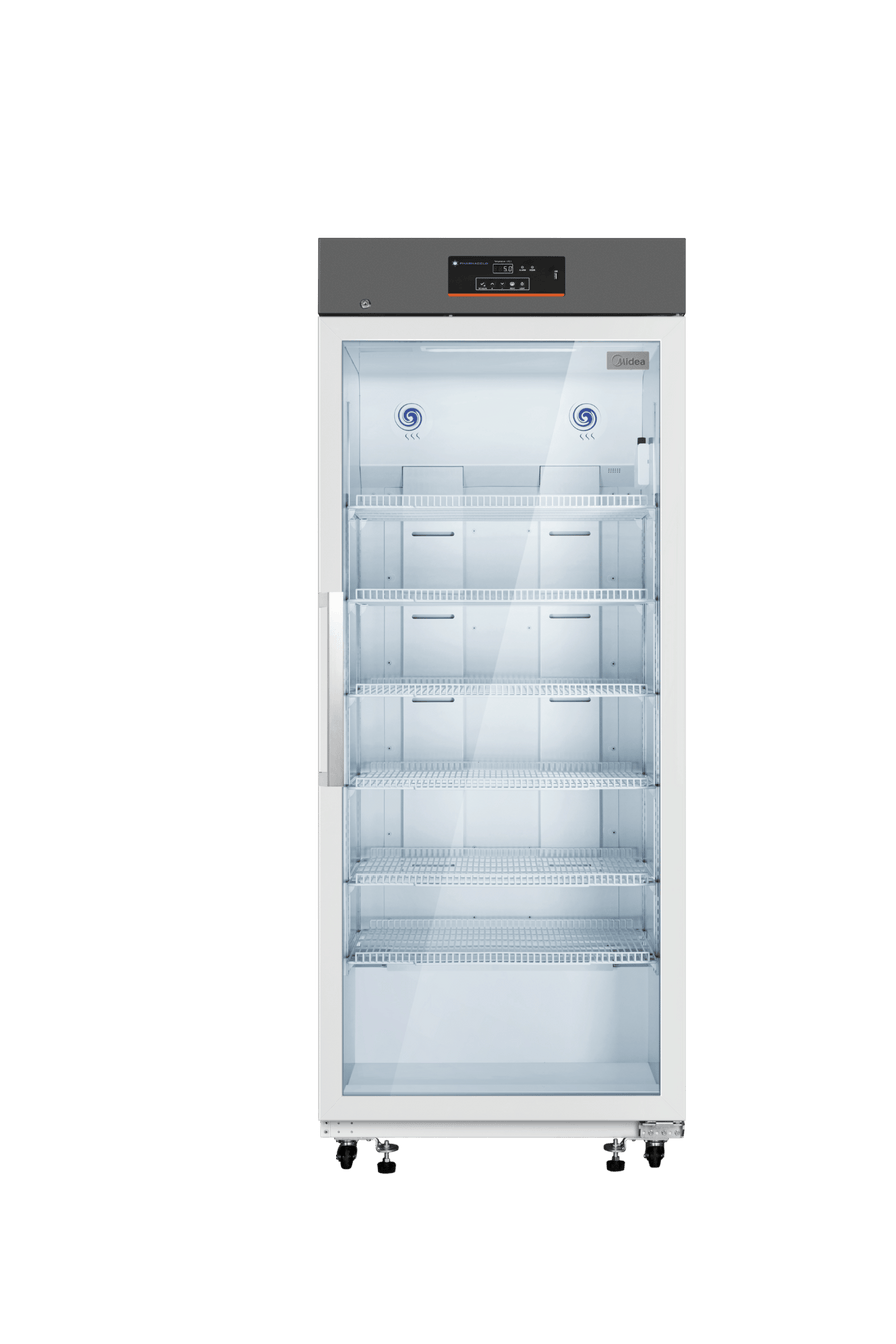 Pharmacold VAX-606 upright glass door vaccine pharmacy refrigerator front view