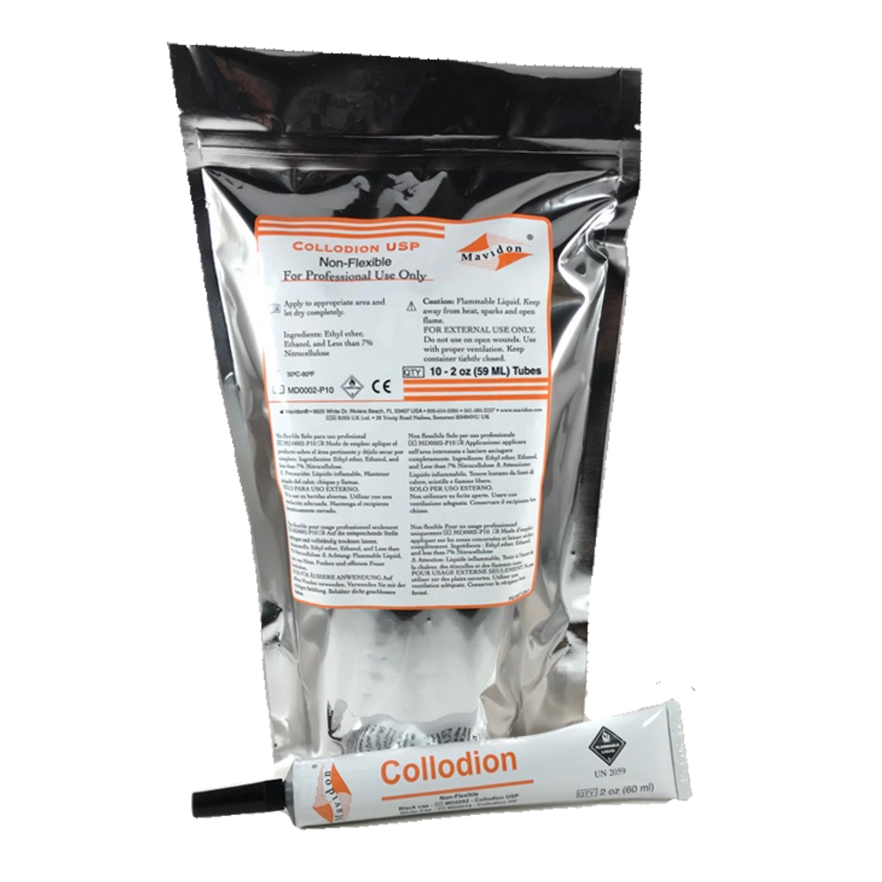 Collodion USP for Secure Electrode Attachment – Mavidon – MedSupply