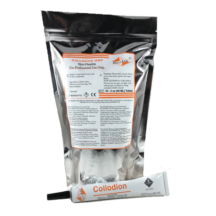 Collodion USP tube packaging image