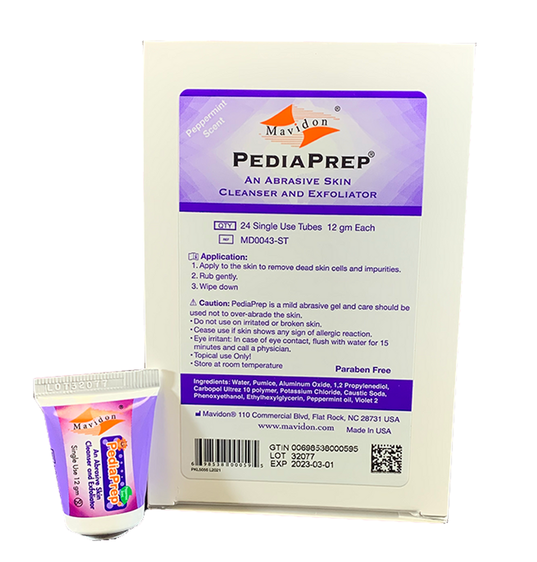 Mavidon PediaPrep single use tubes image