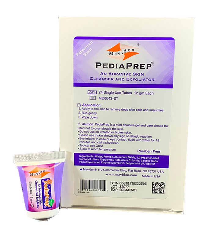 Mavidon PediaPrep single use tubes image