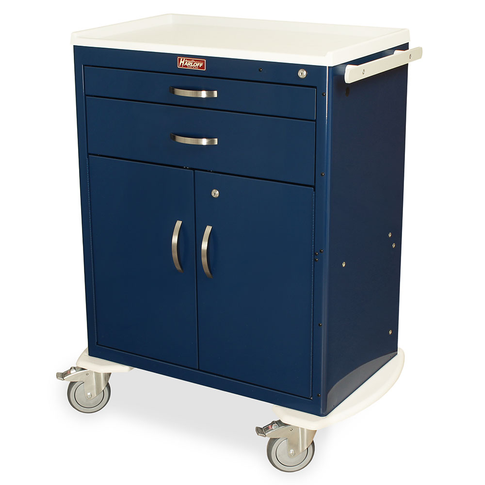 MDS3030K02-21DR multi-purpose cart Navy front view, closed