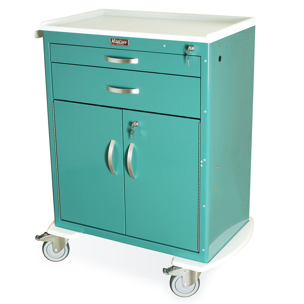 MDS3030K02-21DR multi-purpose cart Teal front view