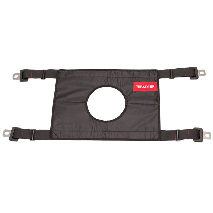 Freedom EveryLift Commode Sling Seat with built-in opening top view