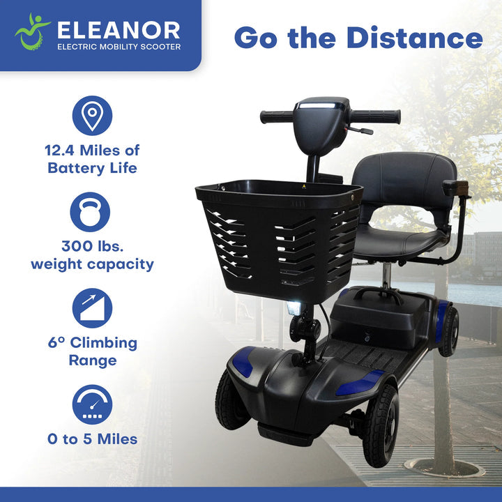 Eleanor scooter front wheel and tire detail